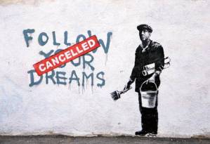 Banksy art. 